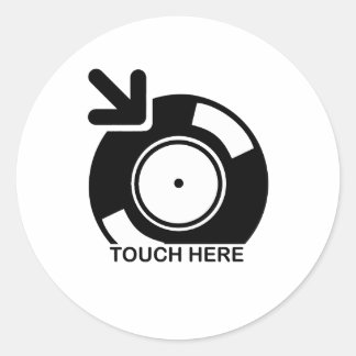 Sticker Rond DJ Touch