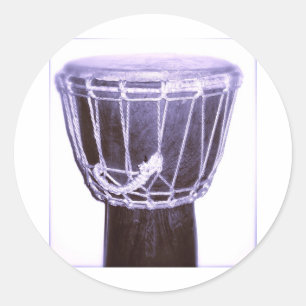 Sticker Rond Djembe