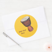 Sticker Rond djembe (Enveloppe)