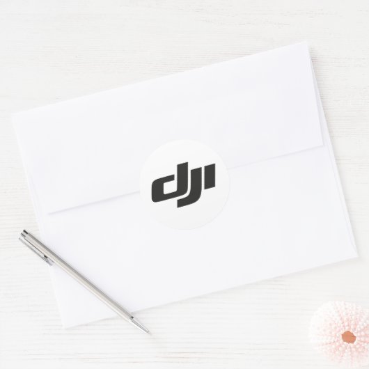 STICKER ROND DJI (Enveloppe)