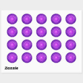 Sticker Rond D'Light Full Mandala (Feuille)
