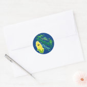 Sticker Rond Do Amaizeing Things - Punny Garden Classic Round S (Enveloppe)