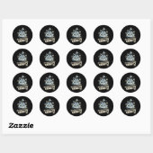 Sticker Rond Do I Collect Rocks Of Quartz I Do Funny Crystal Co (Feuille)