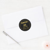 Sticker Rond do-it-yourself Confetti Mariage personnalisé (Enveloppe)