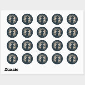 Sticker Rond Dobby Casting Magic (Feuille)