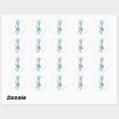 Sticker Rond Dobby regard par-dessus 1 (Feuille)