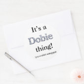 Sticker Rond Dobie Thing (Enveloppe)