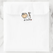 Sticker Rond Docteur (Sac)