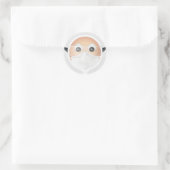 Sticker Rond Docteur Emoji (Sac)