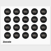 Sticker Rond Docteur En Pharmacie Boho Pharmd (Feuille)