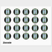 Sticker Rond Docteur Fang (Feuille)