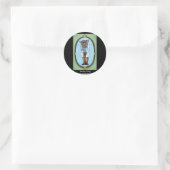 Sticker Rond Docteur Fang (Sac)