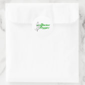 Sticker Rond Docteur Pepper (Sac)