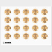 Sticker Rond Doctor Caduceus custom (Feuille)