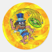 Sticker Rond DOD - Disk Golf (Devant)