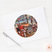 STICKER ROND DODGE 1915 (Enveloppe)
