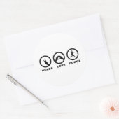 Sticker Rond Dodgeball (Enveloppe)