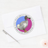 Sticker Rond Dodo Bird (Enveloppe)