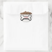 Sticker Rond Dog friend (Sac)
