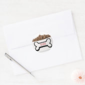 Sticker Rond Dog friend (Enveloppe)