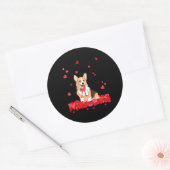 Sticker Rond Dog Lover (Enveloppe)