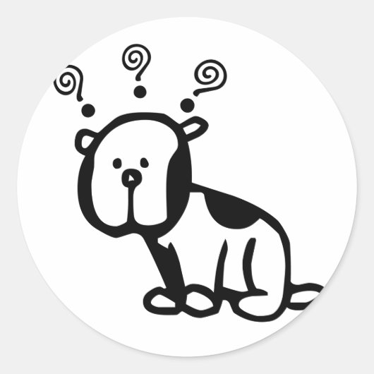 Sticker Rond Doggie (Devant)