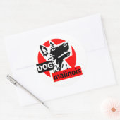 Sticker Rond dogma rouge (Enveloppe)
