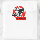 Sticker Rond dogma rouge (Sac)