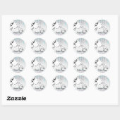 Sticker Rond Dogues Allemands (Feuille)