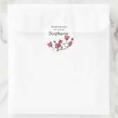 Sticker Rond dogwood Blossom (Sac)