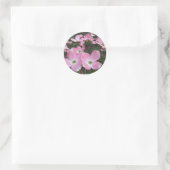 Sticker Rond Dogwood rose (Sac)