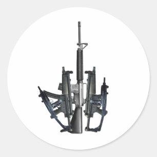 Sticker Rond Doigt moyen d'arme