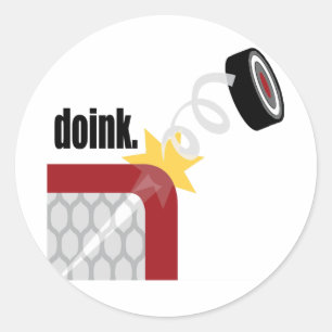 Sticker Rond Doink Hockey