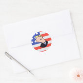 Sticker Rond Doland Tremp Ultimate Meme (USA) (Enveloppe)