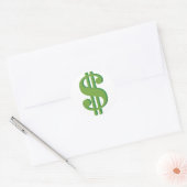 Sticker Rond Dolar, panneau, 3D (Enveloppe)