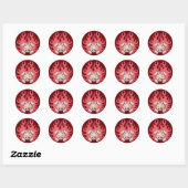 Sticker Rond Dolly Flames (Feuille)