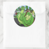 Sticker Rond Dominic Dragon (Sac)