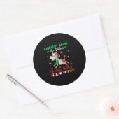 Sticker Rond Dominick Donkey-Italian Donkey (Enveloppe)