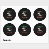 Sticker Rond Dominick Donkey-Italian Donkey (Feuille)