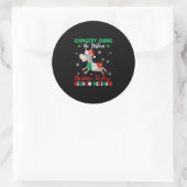 Sticker Rond Dominick Donkey-Italian Donkey (Sac)