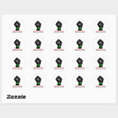 Sticker Rond Domocratie IRAN (Feuille)