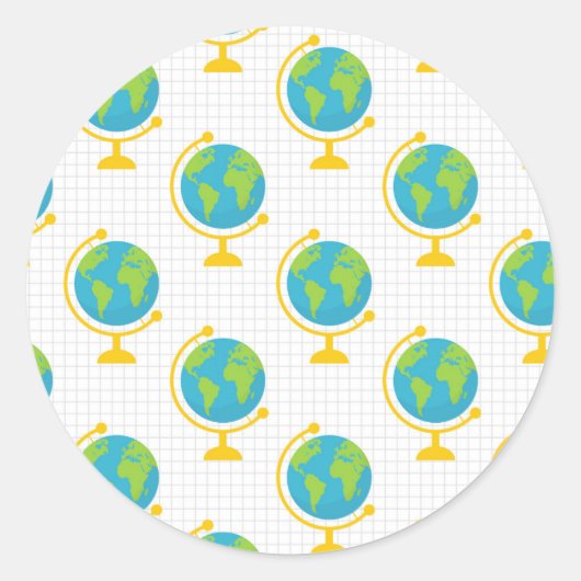 Sticker Rond Don de l'enseignant | L'Art De L'Enseignement (Devant)