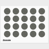 Sticker Rond Don de l'enseignant | L'Enseignement Est La Profes (Feuille)