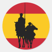 Sticker Rond Don Quixote 2 (Devant)
