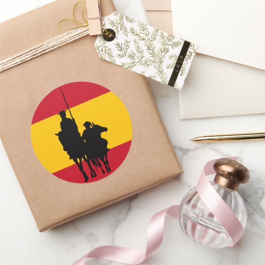 Sticker Rond Don Quixote 2 (Cadeaux)