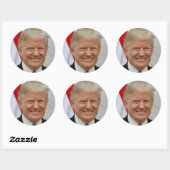 Sticker Rond Donald Trump (Feuille)