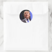 Sticker Rond Donald Trump (Sac)