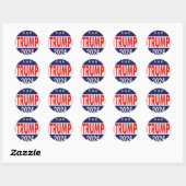 Sticker Rond Donald Trump 2024 (Feuille)