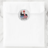 Sticker Rond Donald Trump 2024 (Sac)