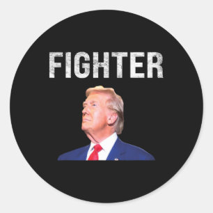 Sticker Rond Donald Trump 2024